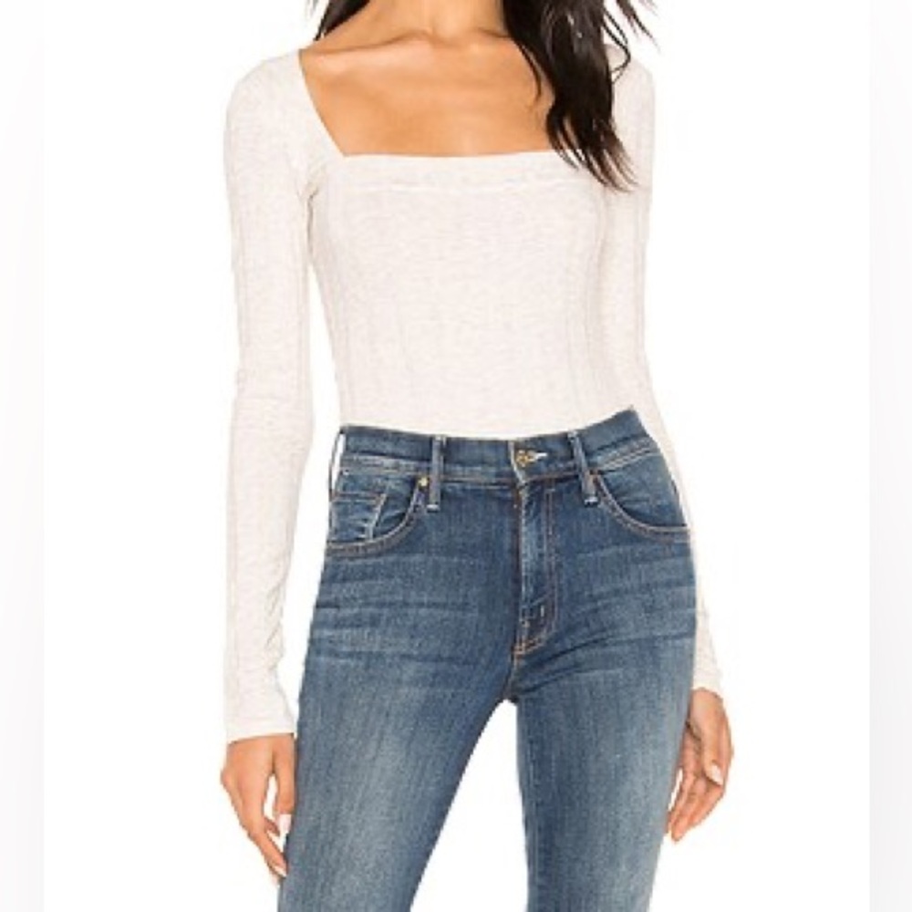 Free People Long Sleeve Bodysuit